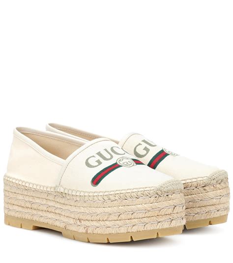 espadrille gucci femme|gucci platform espadrilles.